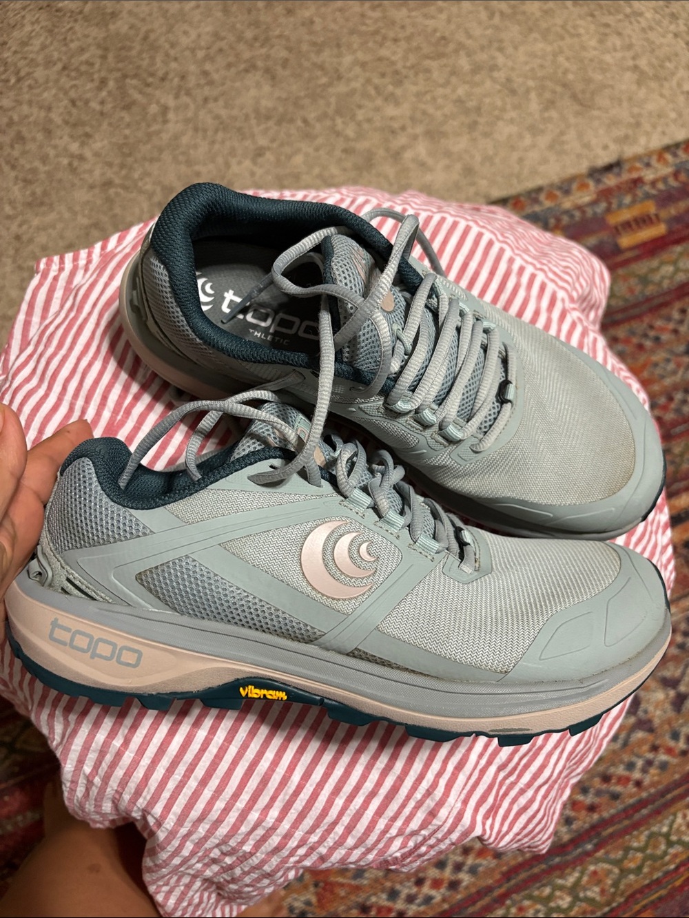 Topo Athletic Teal Trail Sneakers